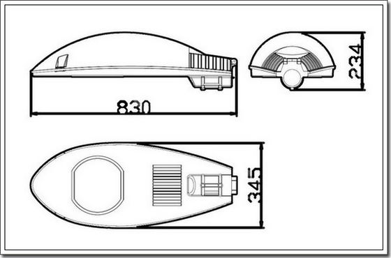 réverbères 220000lm CACHÉS par 2000K, réverbère à haute pression du sodium 200W