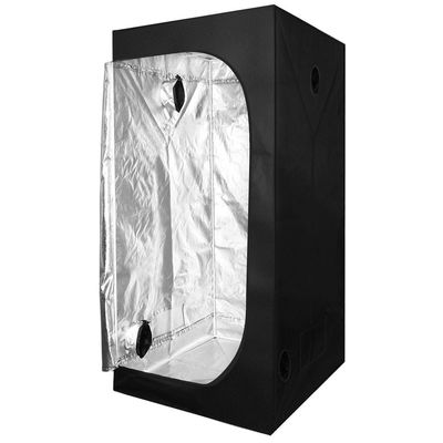 La culture hydroponique légère fluorescente élèvent la tente de fleur du tissu LFGB BSCI de la tente 600D Oxford