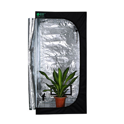 La culture hydroponique légère fluorescente élèvent la tente de fleur du tissu LFGB BSCI de la tente 600D Oxford