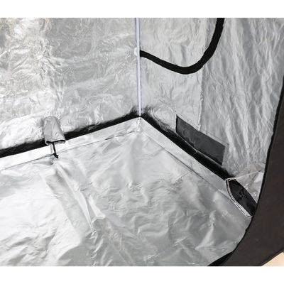 200cm que la taille Zippered d'intérieur hydroponique élèvent la tente, 5X5 » portatif élèvent le tissu de la tente 600D