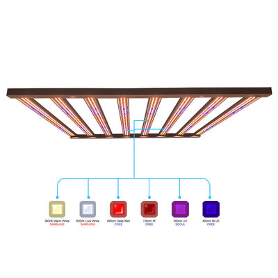 usines d'intérieur de 960w 1000w menées élever des lumières pour 6x6 la couverture Samsung LM301B