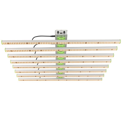 600W 1560μ Mol Plant LED élèvent des lumières 6 barres EPAR 380nm-760nm