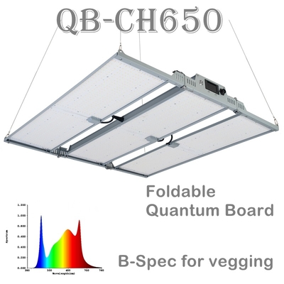 RikoLite 650W Dimmable pliable LED élèvent des lumières que le conseil de Quantum a mené des lumières d'usine