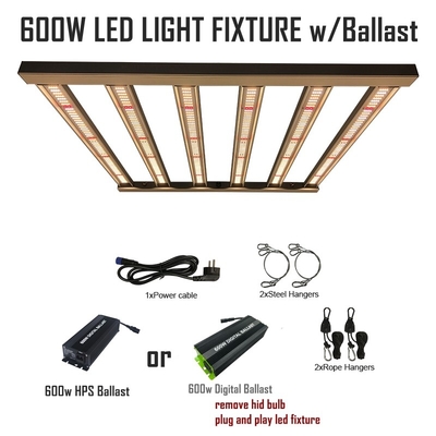 La FCC 600w LED élèvent des lumières compatibles des lumières avec de HPS/MH de ballast agriculture LED