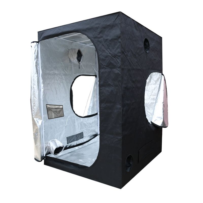 200cm que la taille Zippered d'intérieur hydroponique élèvent la tente, 5X5 » portatif élèvent le tissu de la tente 600D